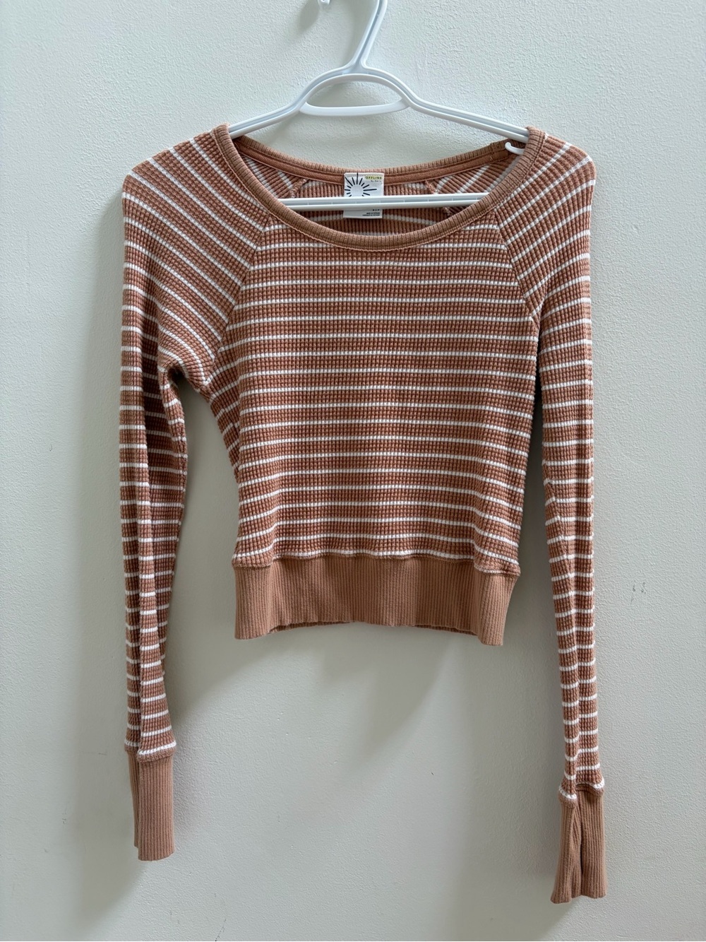 AERIE WOW! WAFFLE CROP - Picture 2 of 6